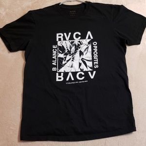 black rvca graphic shirt